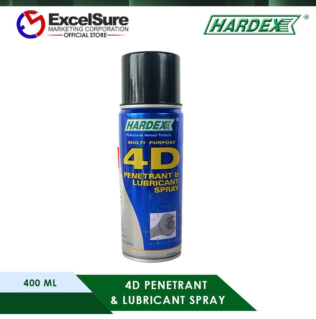 Hardex 4D & Lubricant Spray 400 ml ‣ ExcelSure Marketing