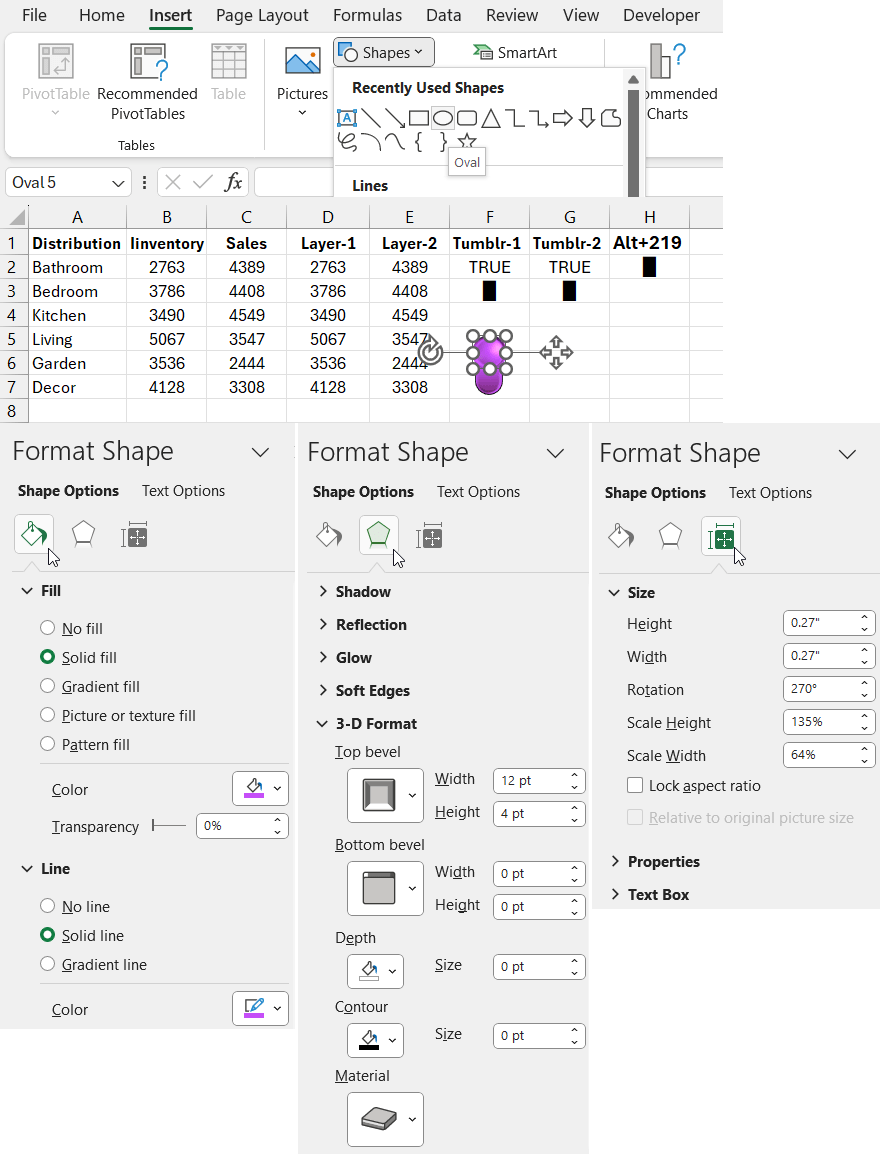 Create Interactive Charts with Animated Buttons in Excel