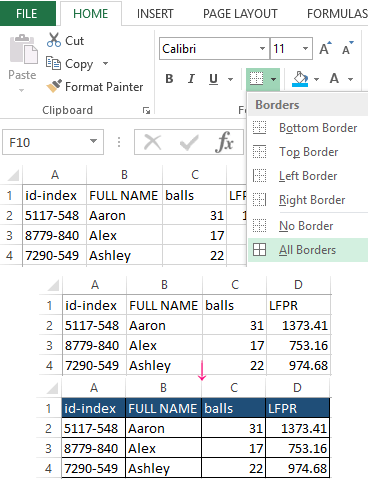 How to insert a header in excel using a chart - etpbazar