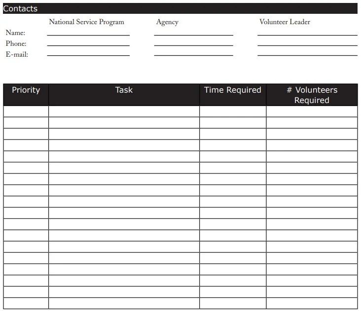 Professional Daily Task List Template (Excel, Word, PDF) Excel TMP