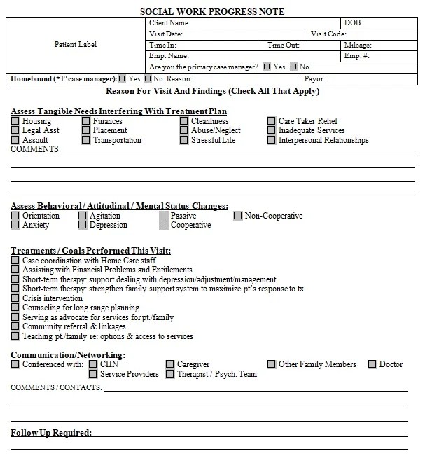 SOAP Notes For Social Work Template & Example Free PDF.