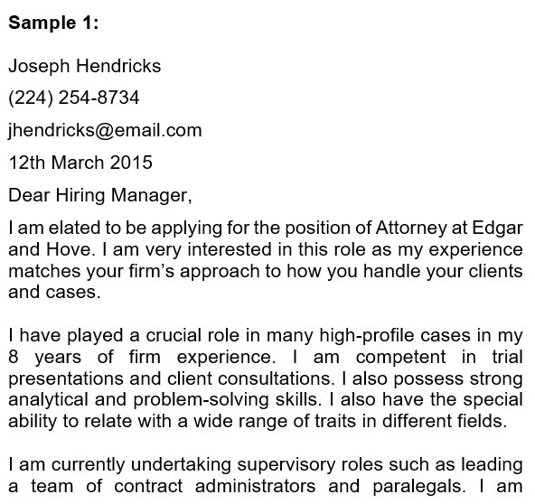 Free Concierge Cover Letters (Samples & Examples) Excel TMP