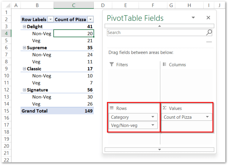 Text and Number Filter in Pivot Table in Excel Excel Unlocked