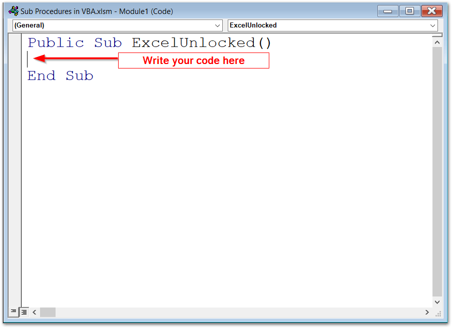 Complete Tutorial Sub Procedure in VBA Excel Unlocked