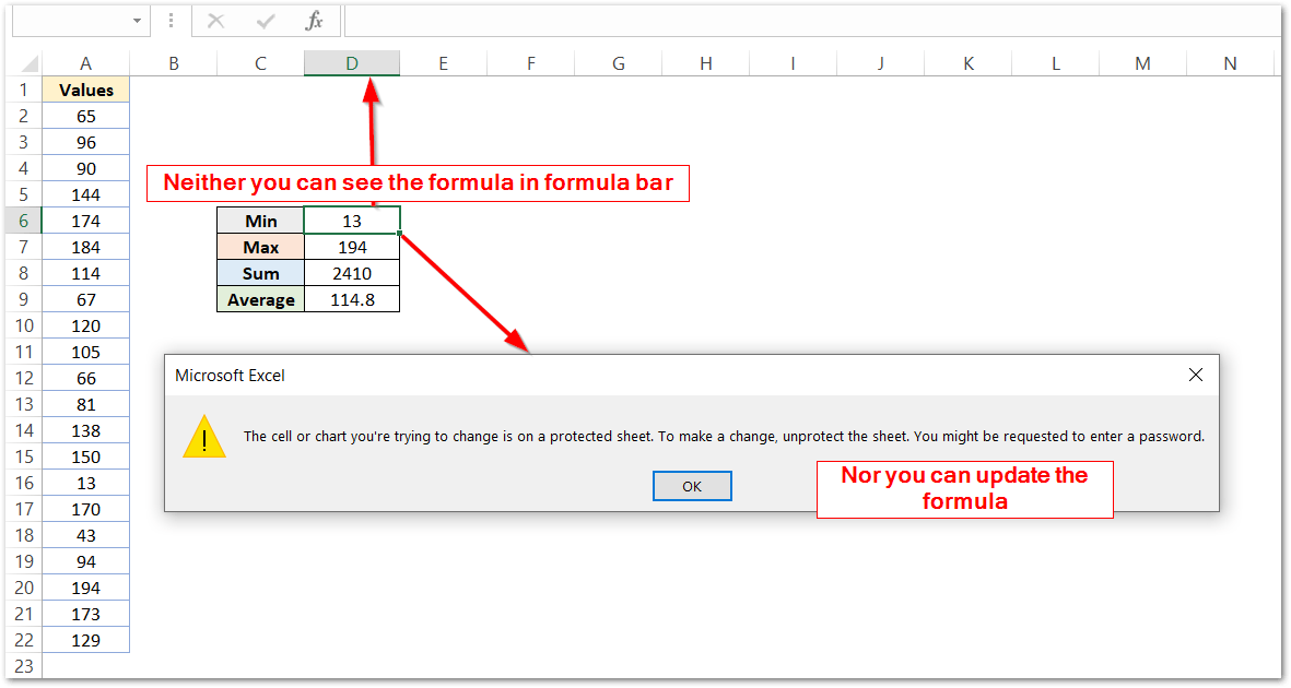 Lock the Cells containing Formulas in Excel? Excel Unlocked