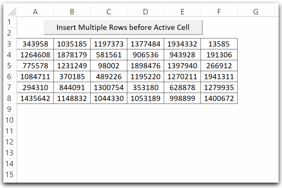 Insert Rows using VBA, Copy Formatting Excel Unlocked