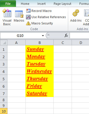 Excel 2010 VBA Lesson 18: The Range Object - Excel VBA Tutorial