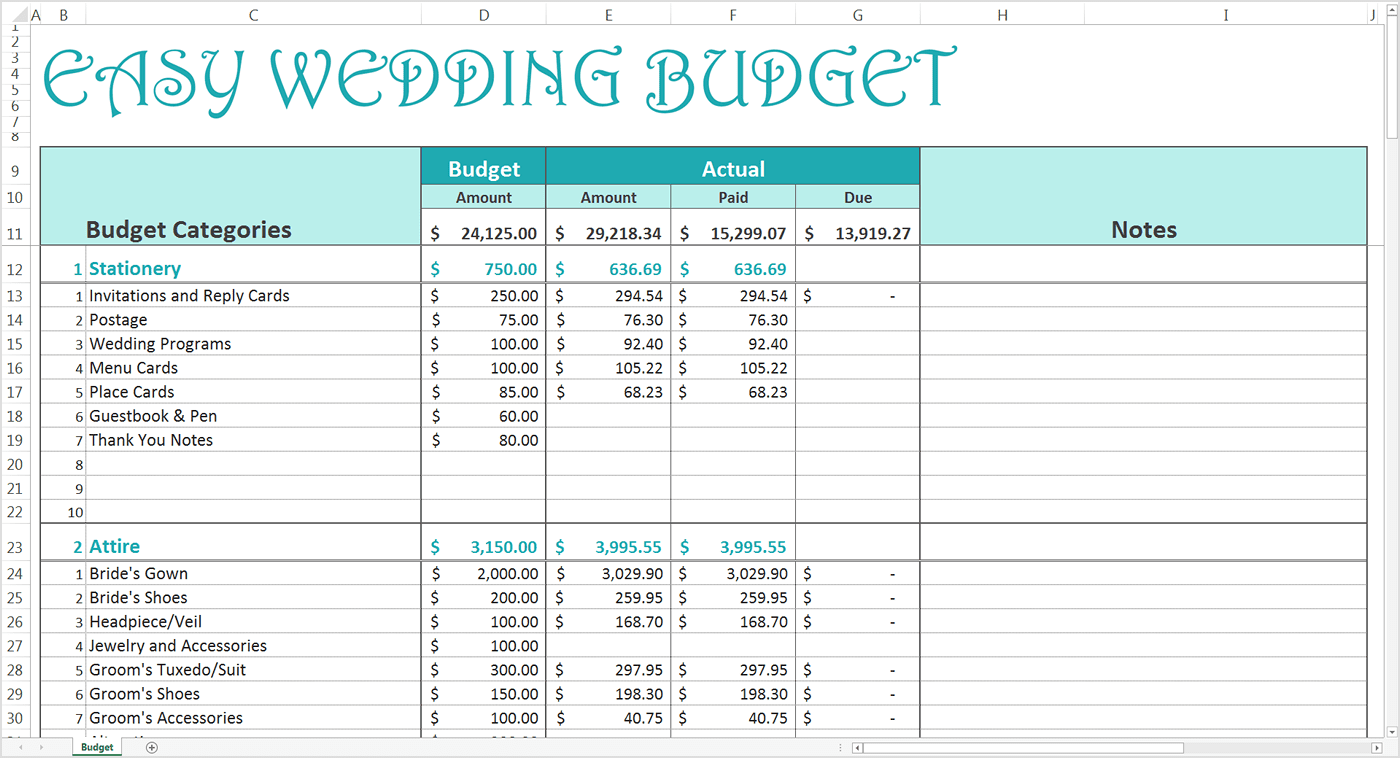 Expense Tracking Spreadsheet Template —