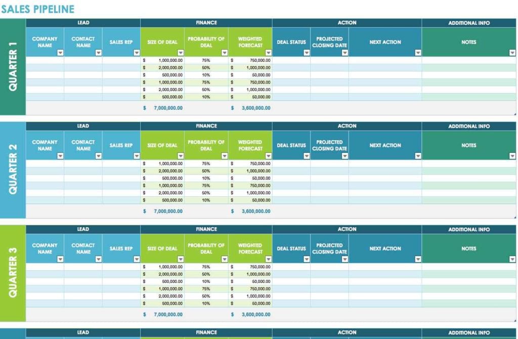 Excel Spreadsheet Templates —