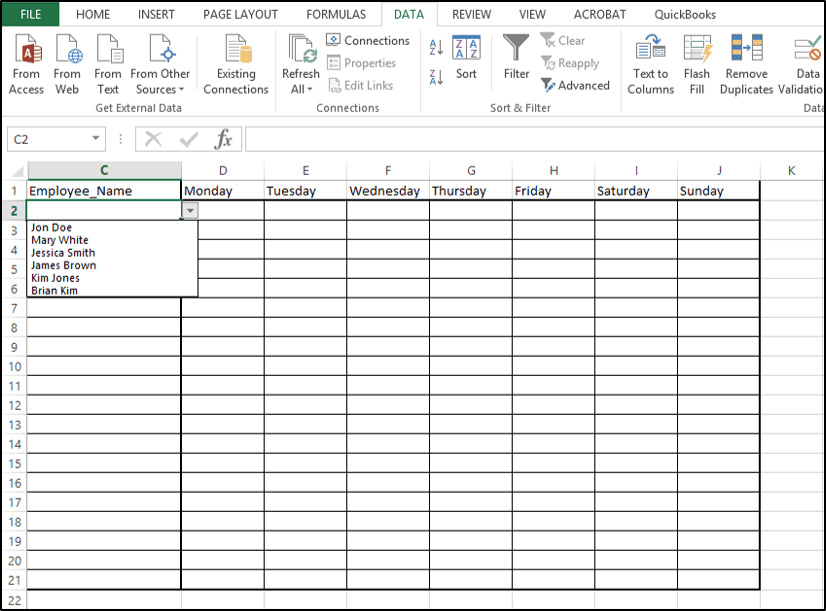 accounting excel formulas —