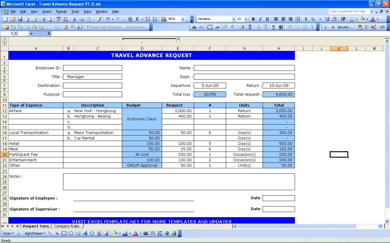 monthly expense report template excel —