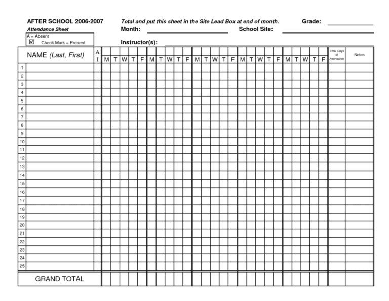 blank survey template —