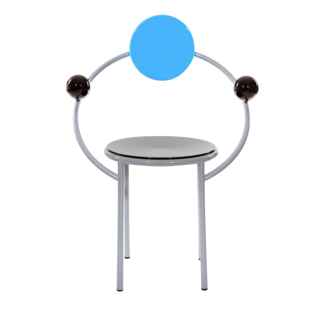 MEMPHIS MILANO FIRST CHAIR BY MICHELE DE LUCCHI (1983) Exceptional