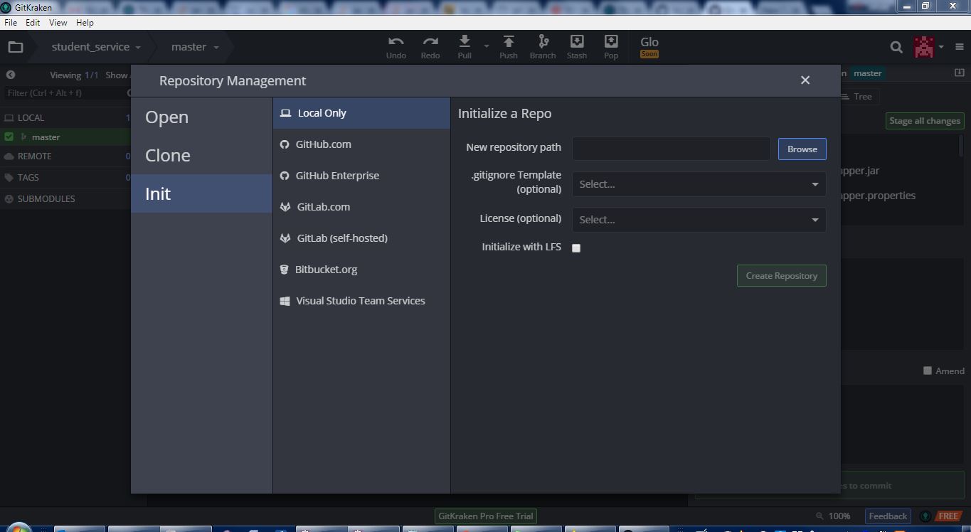 Step by step process for Configuring Git Kraken exceptionsolution