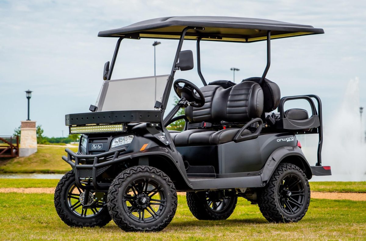 Matte Black Club Cart Excessive Carts