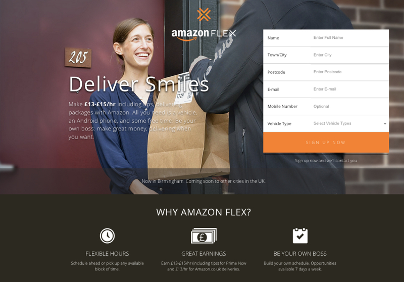Amazon Flex macht Tempo und expandiert nach England Exciting Commerce