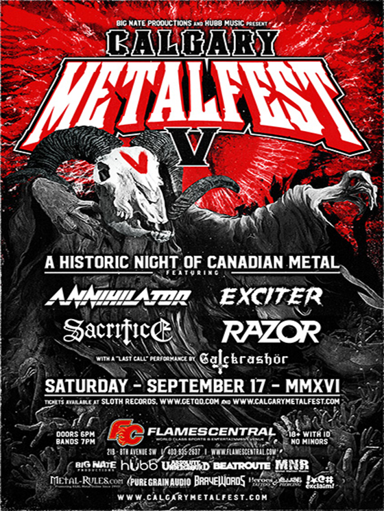 Calgary Metalfest Gets Annihilator, Exciter for 2016 Edition Exclaim!