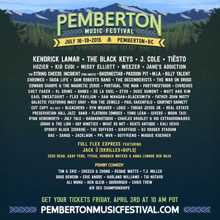 BC's Pemberton Music Festival Announces 2015 Lineup Exclaim!