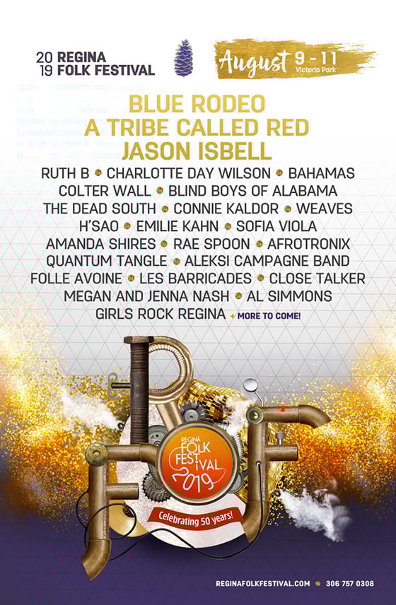 Regina Folk Festival Unveils 2019 Lineup with Blue Rodeo, A Tribe