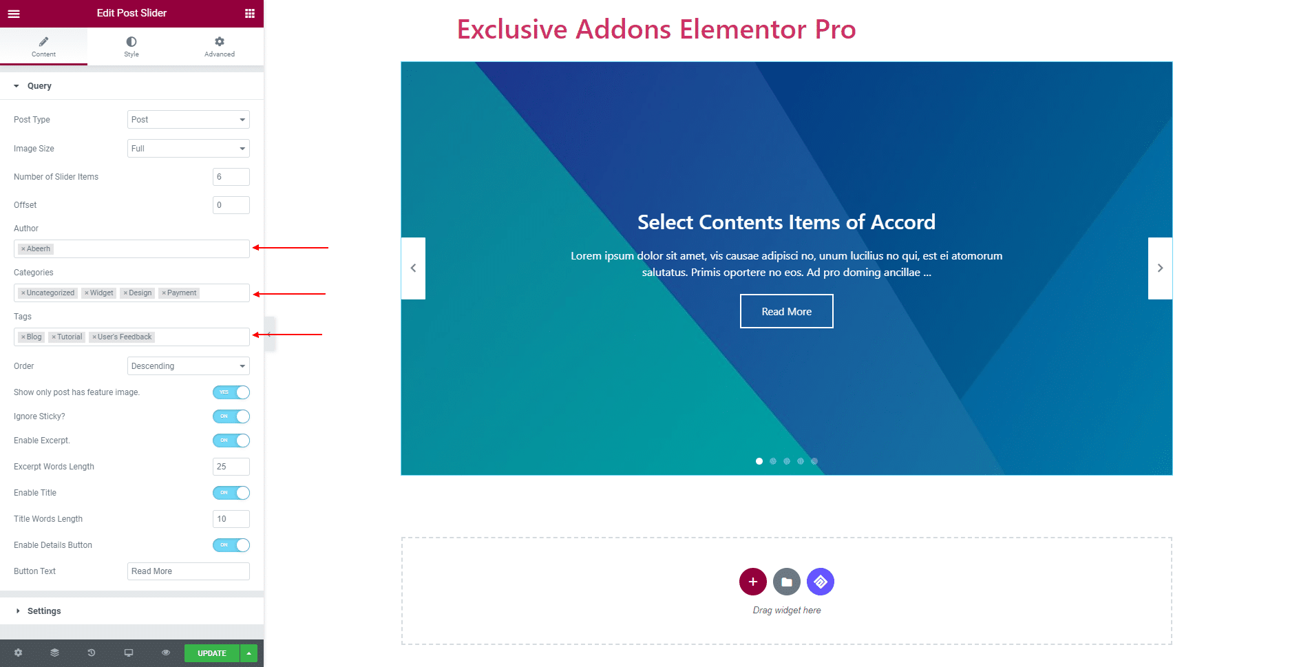 How to Configure & Style Post Slider Widget with Elementor Exclusive
