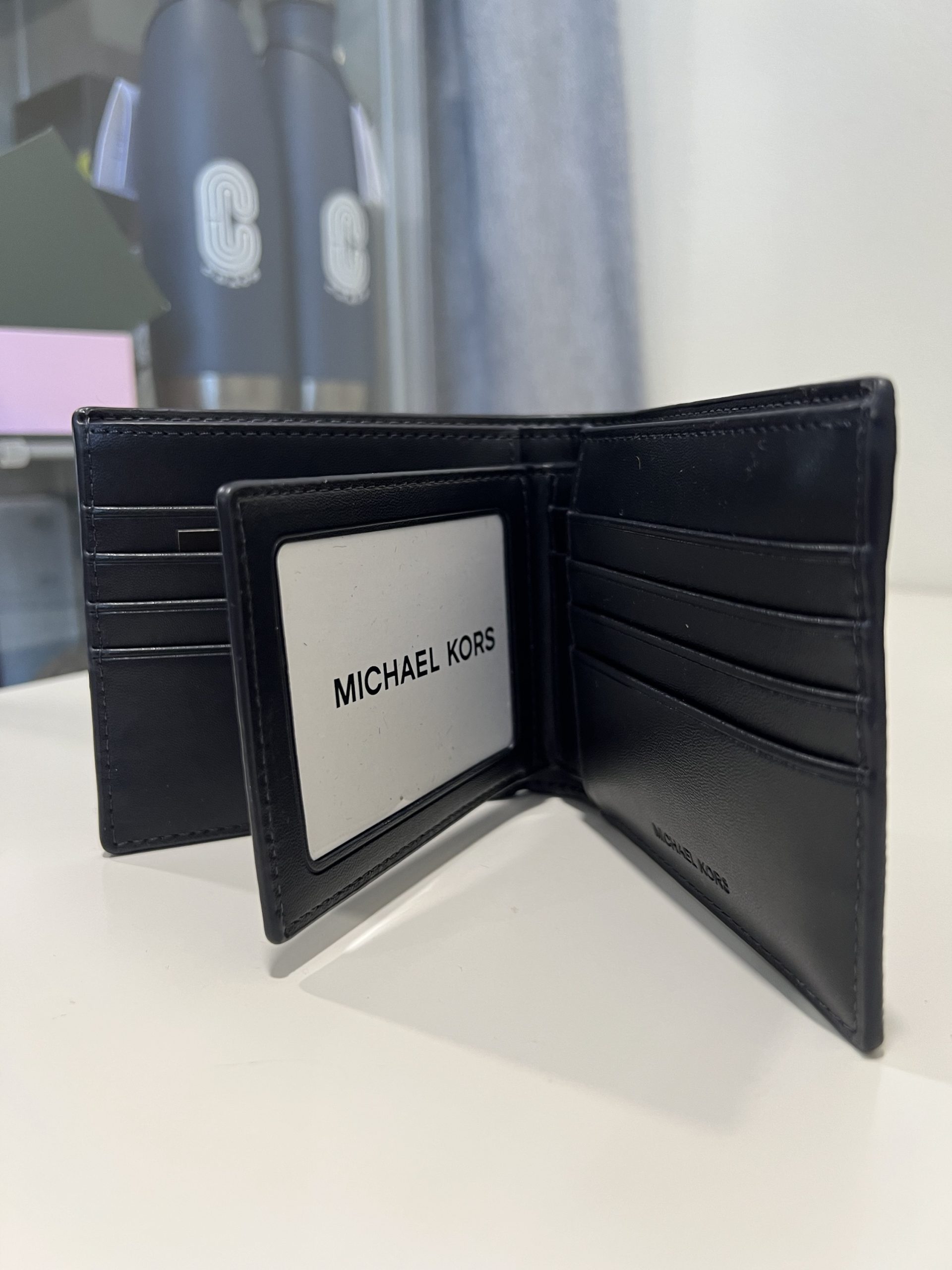 Michael Kors Cooper Billfold With Passcase Wallet in Signature Admiral