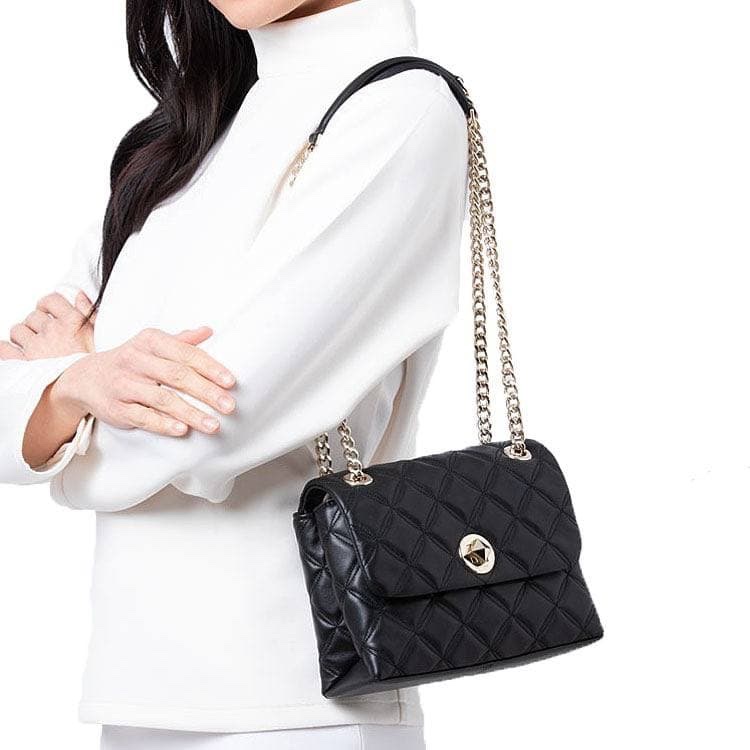 Kate Spade Natalia Small Flap Crossbody in Black Exclusively USA