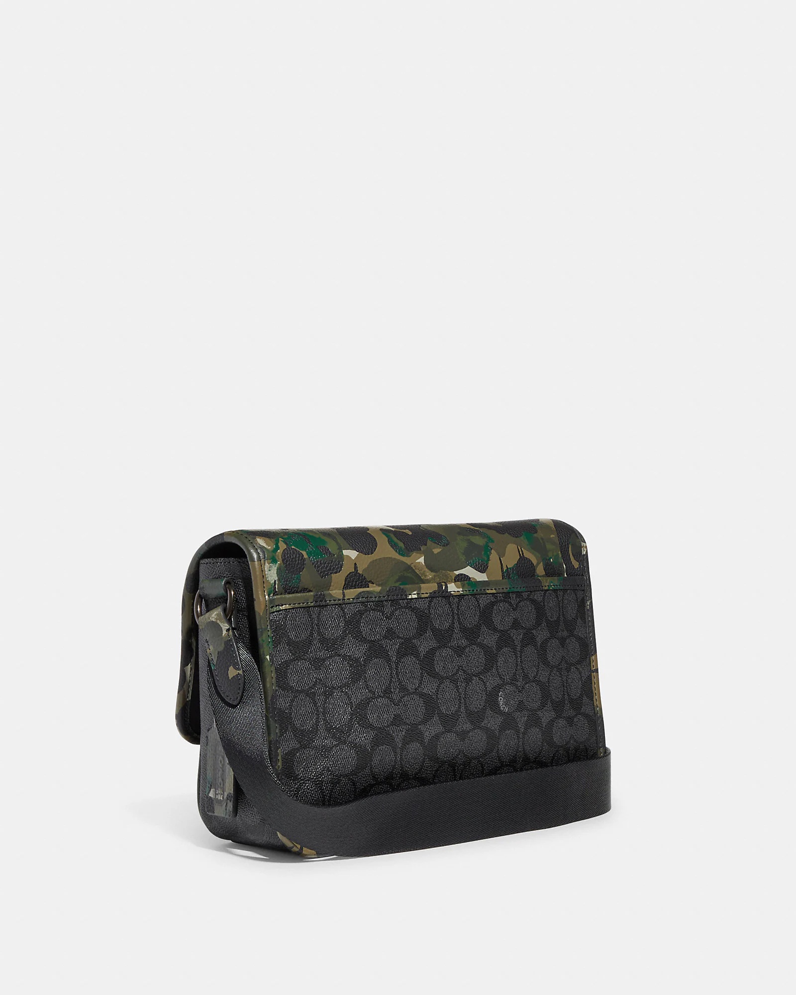 Coach League Messenger Bag In Signature Canvas With Camo Print
