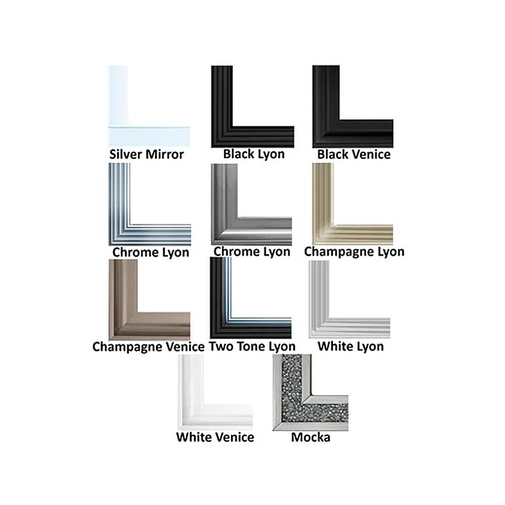 Pink Blossom Tree Framed Liquid Wall Art Mirrors Exclusive Mirrors