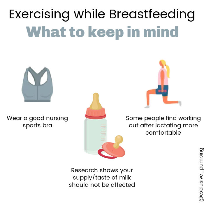 Exercise and Breastfeeding How to Manage Working Out