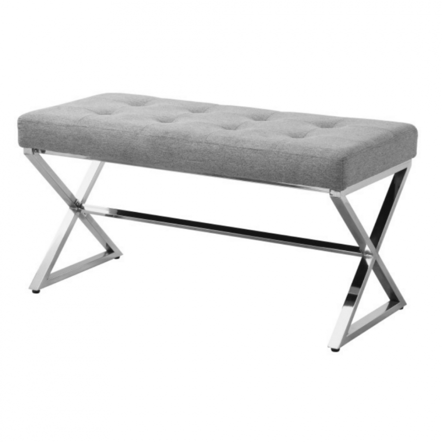 Grey Fabric Bench Rentals Toronto Executive Furniture Rentals