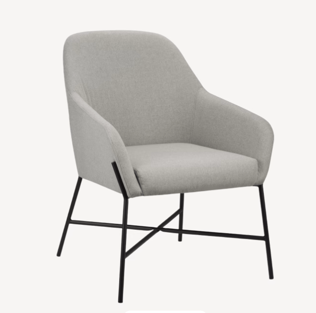 Grey Fabric Accent Chair Rentals Toronto Executive Furniture Rentals