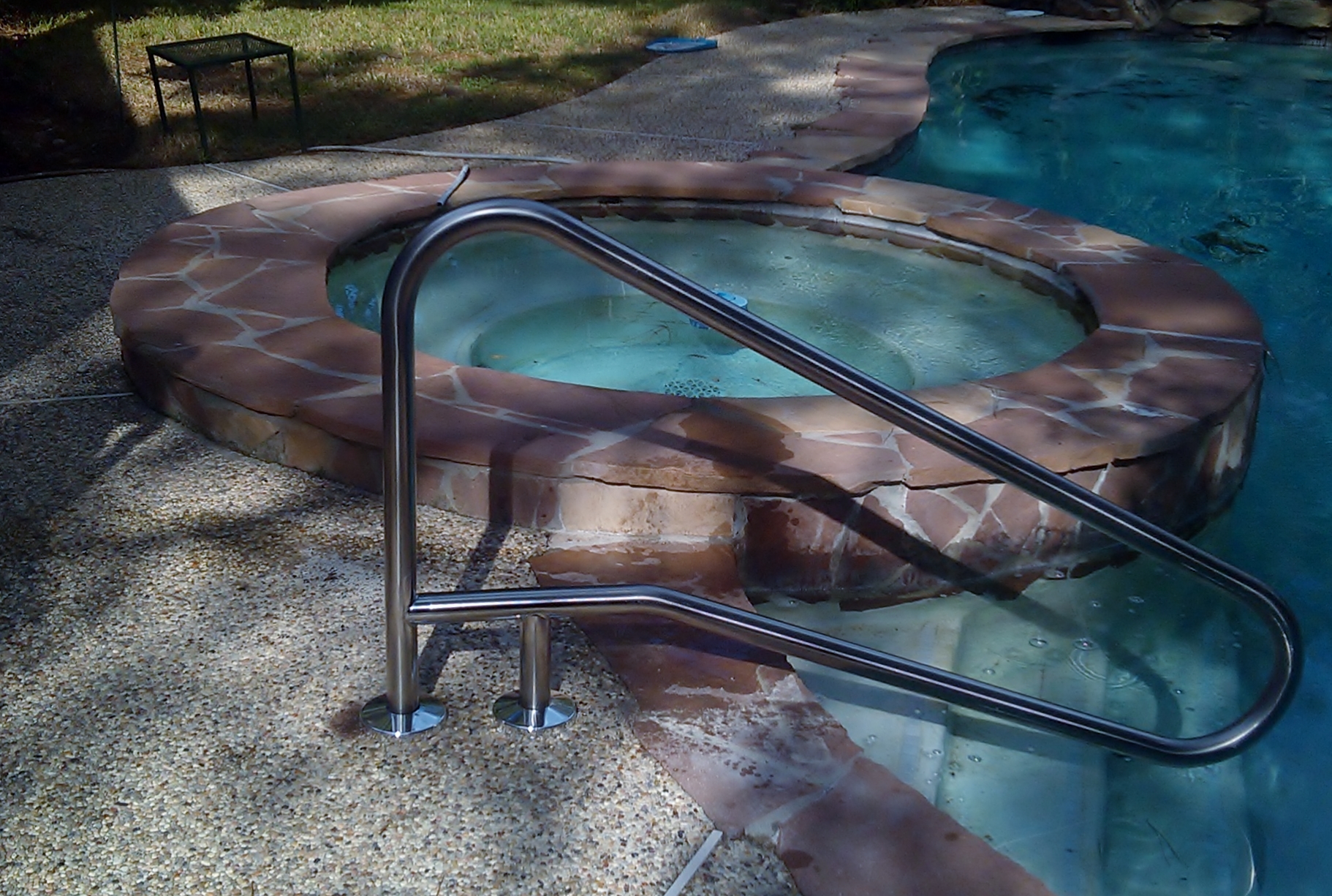 We Install Safety Handrails Executive Pool and Spa