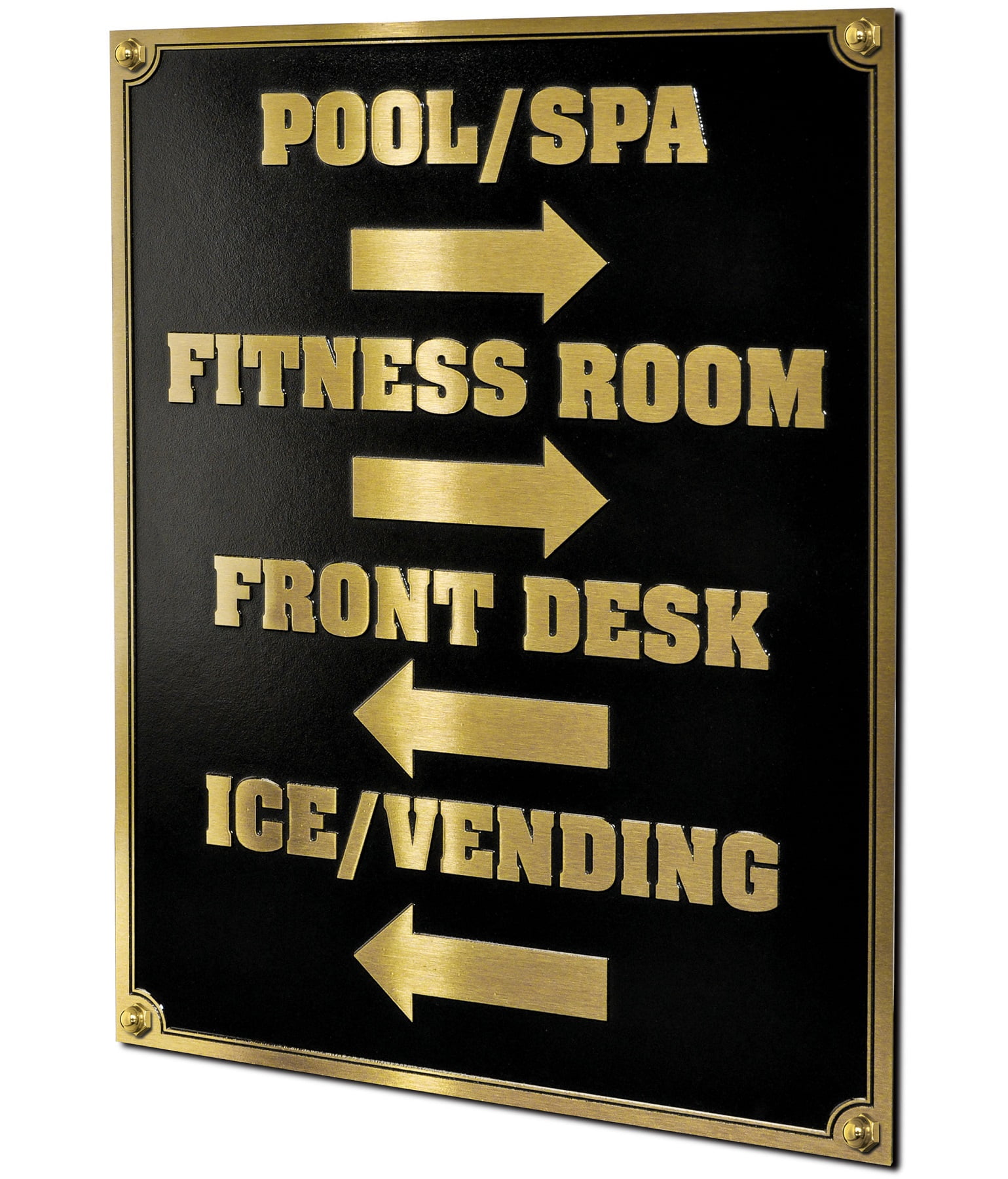 Custom Plaques with Authentic Zinc Executive Awards
