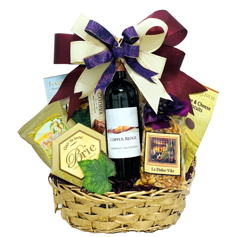 Wine Classic Gift Basket Executive Baskets