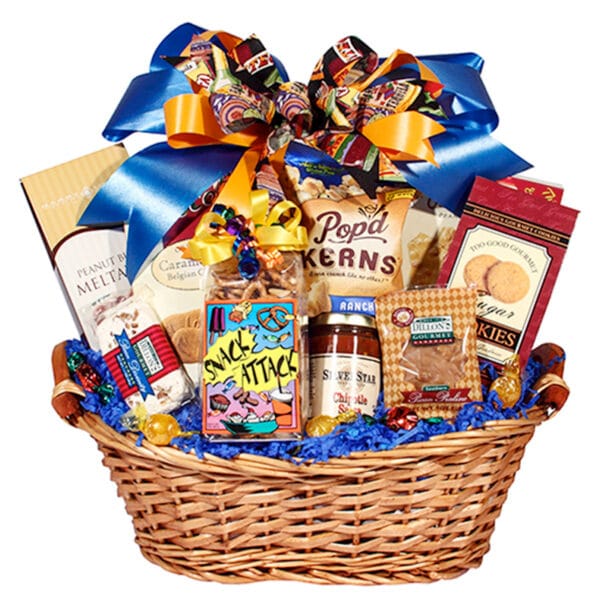 The Snack Attack Gift Basket Executive Baskets