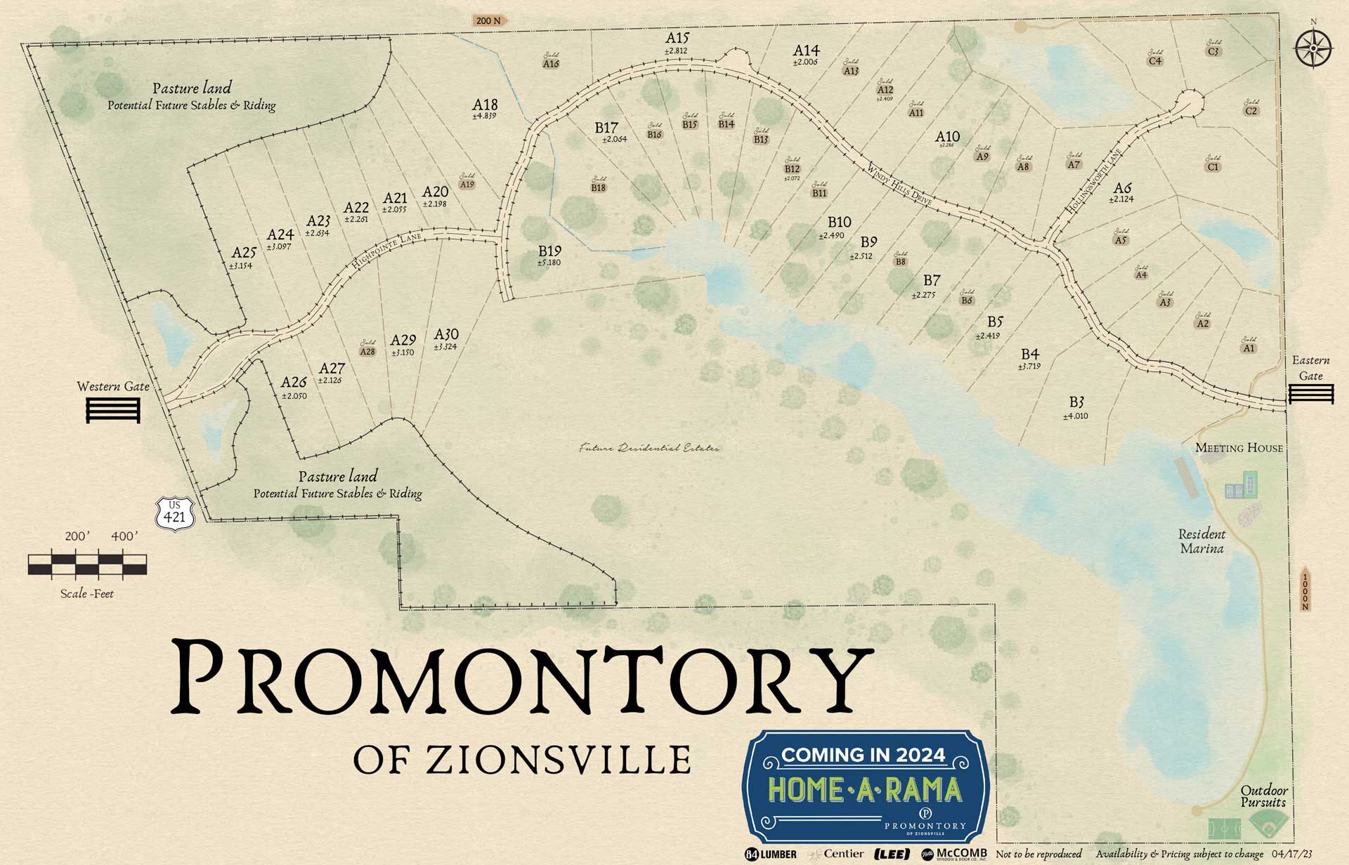 Promontory New & Beautiful Community in Zionsville Executive Homes
