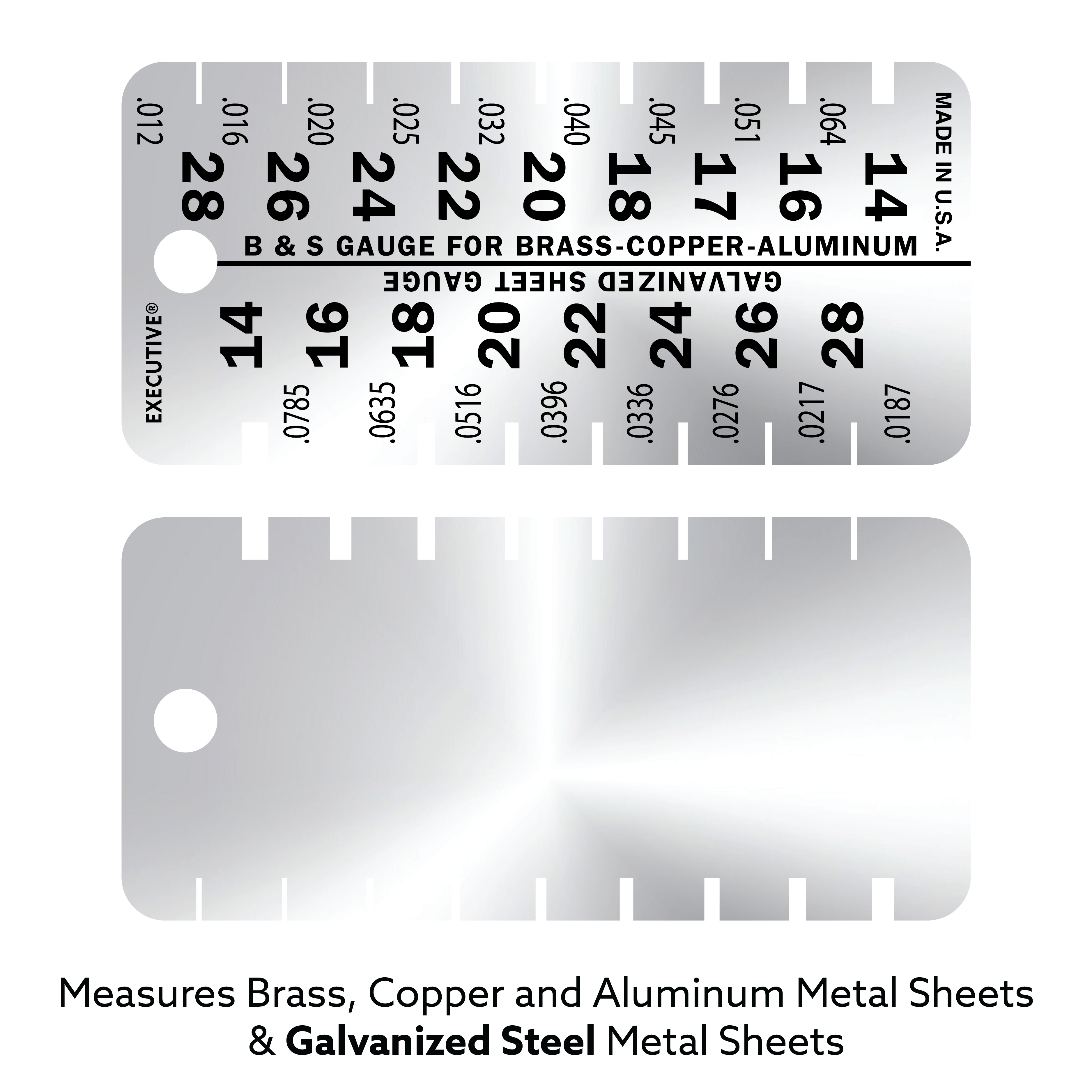 6500G Metal Thickness Gauge Galvanized Steel Executive Line