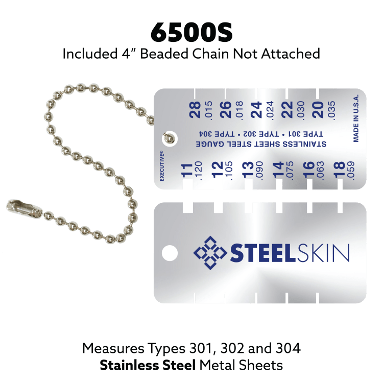 6500S Metal Thickness Gauge Stainless Steel Executive Line