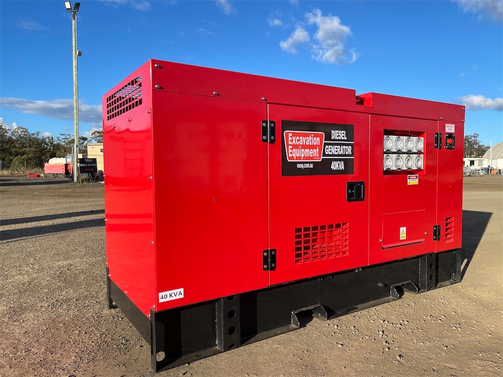 40kva Silenced Diesel Generator Excavation Equipment