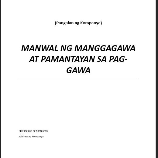 Template Probationary Contract Filipino/Tagalog Version, 47 OFF