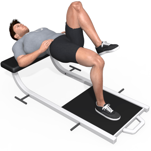 Bench Hip Thrust One Leg Video Exercise Guide
