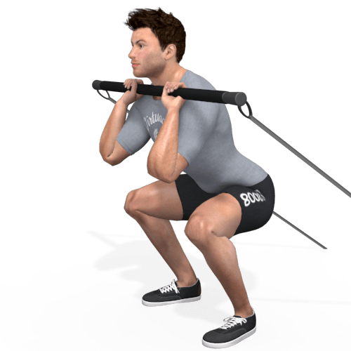 Pulley Front Squat Video Exercise Guide