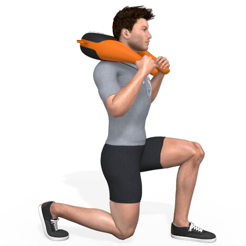 Bulgarian Bag Split Squat Video Exercise Guide
