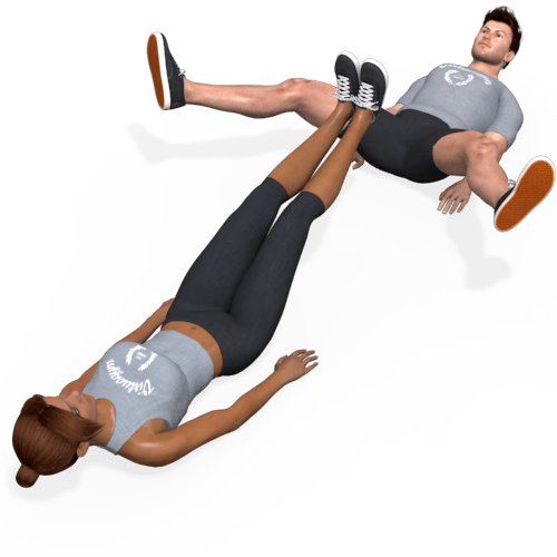 Leg Raises Open And Close Video Exercise Guide