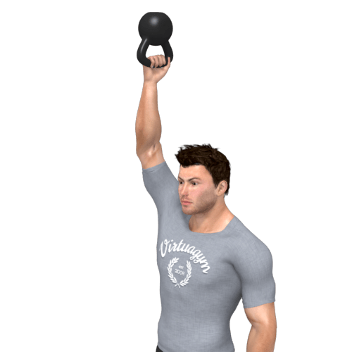 Kettlebell Bottom Up Press Video Exercise Guide