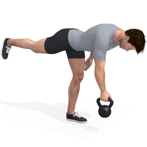 Kettlebell One Leg Deadlift Video Exercise Guide