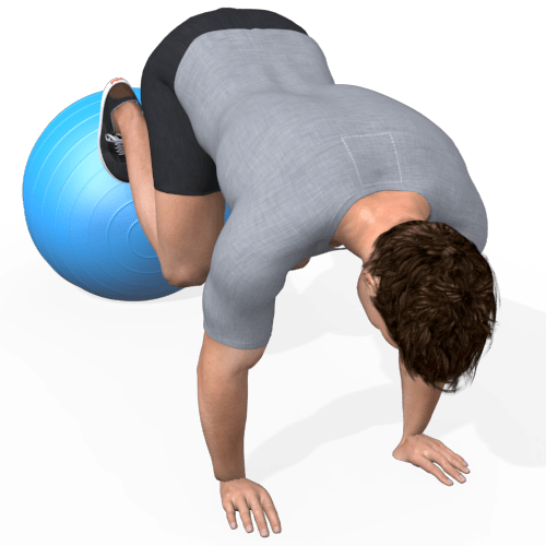 Exercise Ball Jackknife Video Exercise Guide