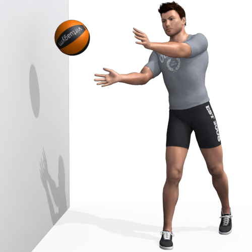 Medicine Ball Reverse Hip Throw (alternating) Video Exercise Guide