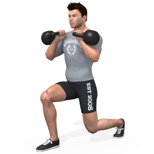 Kettlebell Reverse Lunge Video Exercise Guide