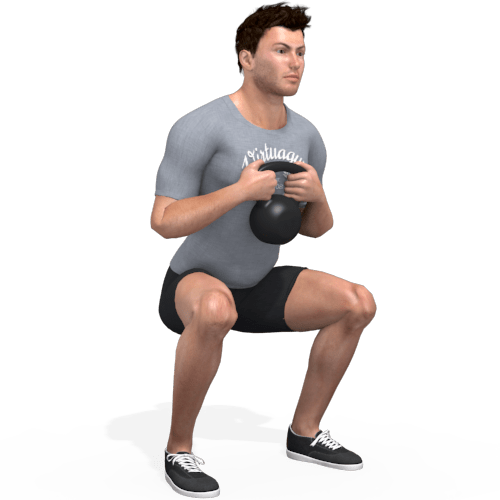 Kettlebell Goblet Squat Video Exercise Guide